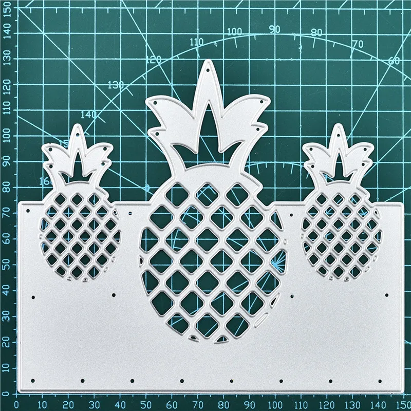 GJCrafts ананас границы металла Вырубные штампы Трафаретный Скрапбукинг Фотоальбом
