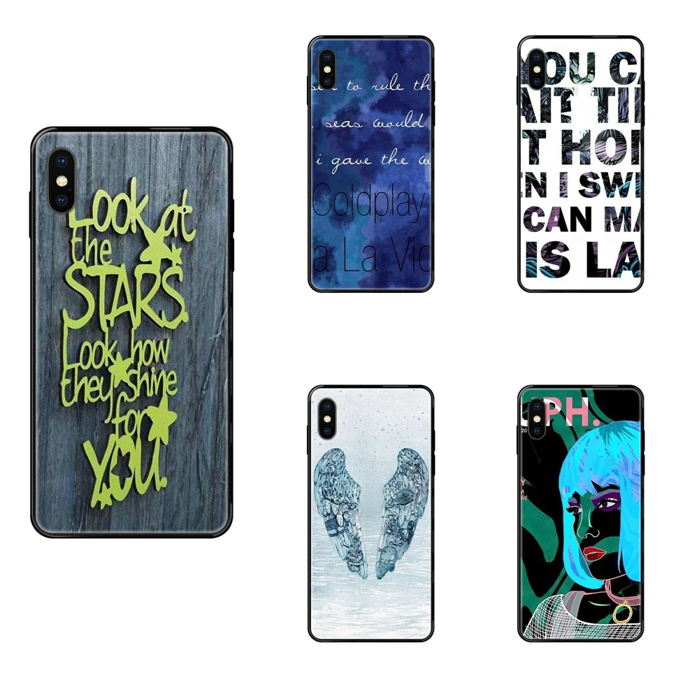 Для Xiaomi Mi Note A1 A2 A3 5 5s на возраст 6 8 9 10 SE Lite Pro Ultra Clear поп Coldplay черный мягкий ТПУ чехол