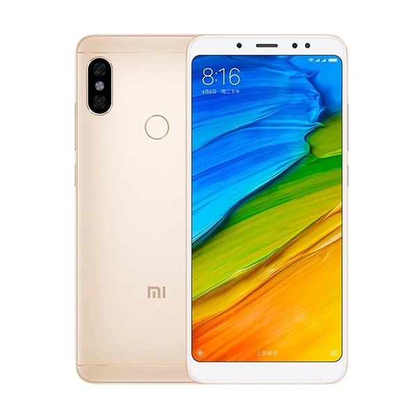 Глобальная версия Xiaomi Redmi Note 5 4GB 64GB Snapdragon 636 Octa, четыре ядра, смартфон с функцией отпечатков пальцев(5,99 дюйма, разрешение Full Экран двойной Камера 4000 мА-ч - Цвет: Gold