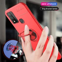 case for huawei p smart z pro plus 2019 2020 honor 20 30 lite v20 v30 pro magnetic car stand soft tpu silicone phone back cover