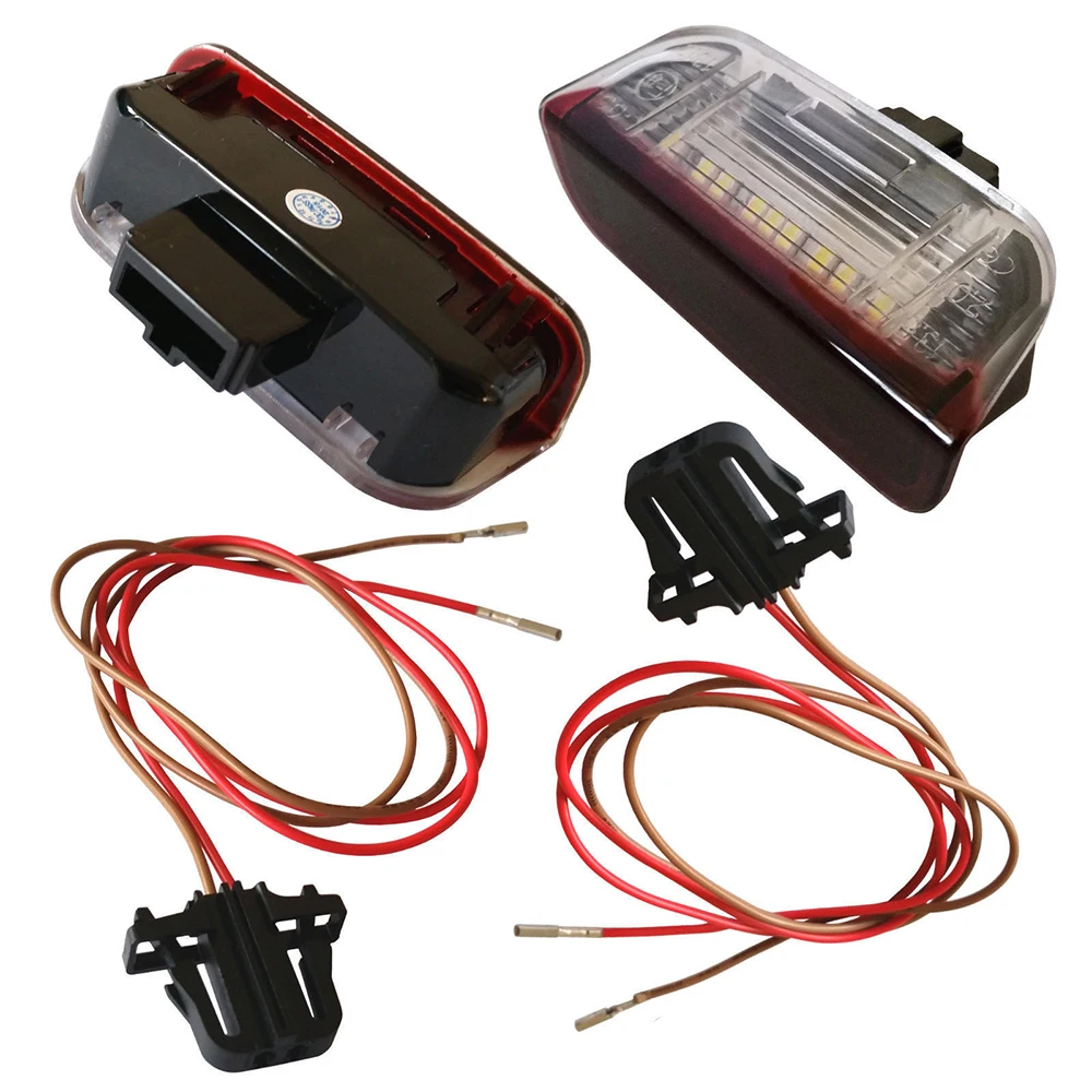 2 шт. подсветка двери автомобиля с логотипом Удлинительный кабель провода для Skoda