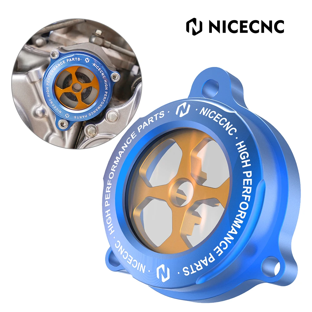 Масляный фильтр двигателя NICECNC ATV прозрачная крышка для Yamaha Raptor 700 YFM700 2013 2015-2019 YFM700R