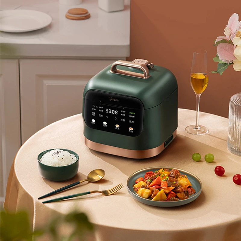 JRM0543 Electric Pressure Cooker Multi-function Retro Square Pot Smart Rice Hot Home Appliances 3L MY-YL30M5-711 | Бытовая техника