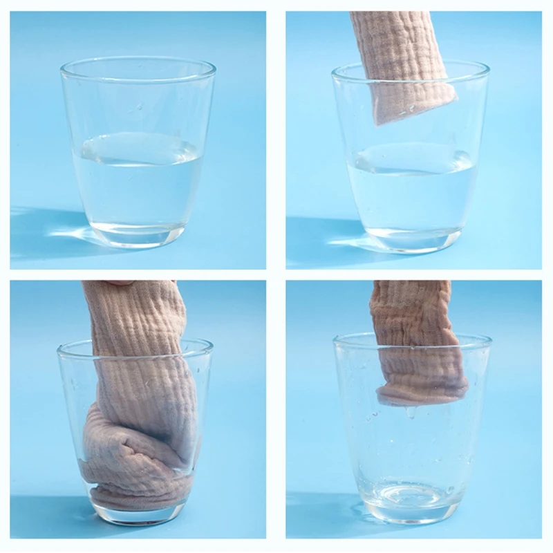 

5 Pcs Towel Baby Facecloth Baby Bath Towel Handkerchief Cotton Burp Cloth Soft Absorbent Gauze Kindergarten Washcloth