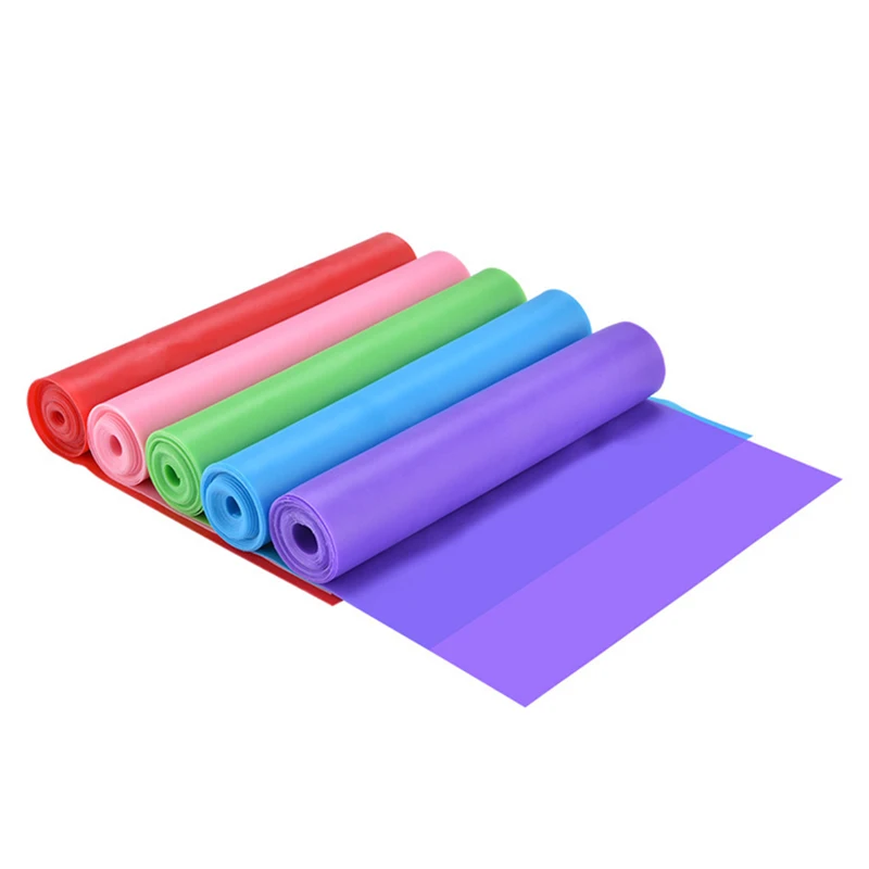 

Stretching Exercise Resistance Band Yoga Pilates Fitness Belt Exercise Pull Rope 200CM Rubber Training Gym Equipment for Home