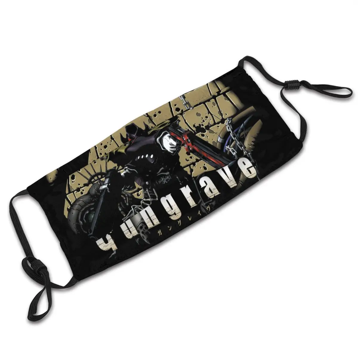 

Reusable Mouth Mask With Replaceable Filters Gungrave Beyond The Grave Brandon Heat Anti Bacterial Dust Respirator Muffle