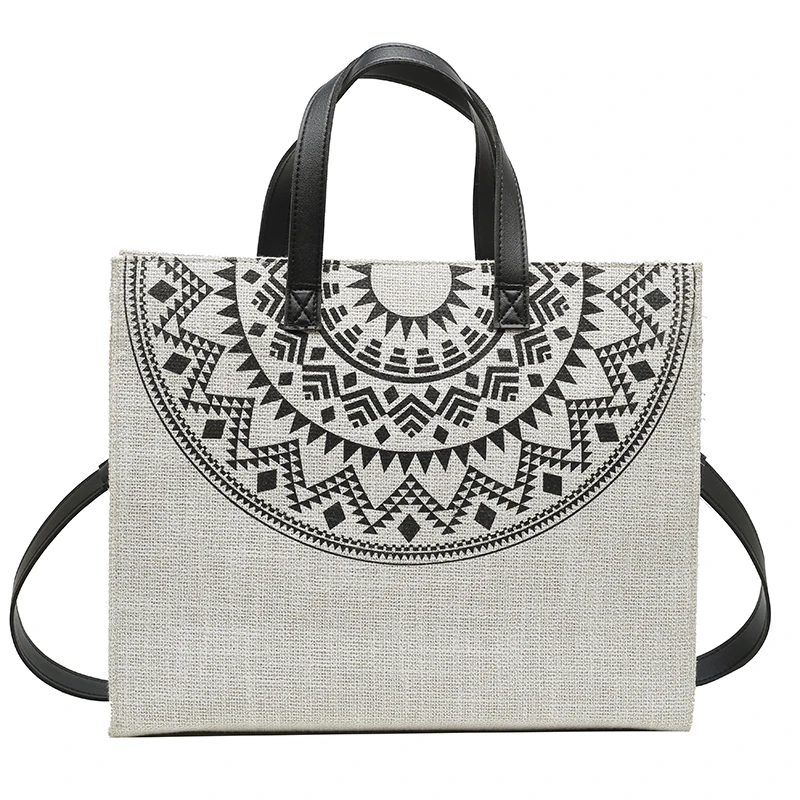 

Casual Women Tote Handbag Bag Fashion Printing Large Capacity Women Shoulder Bag Light Oxford Women Bag Handbag Shoulder Bag SAC
