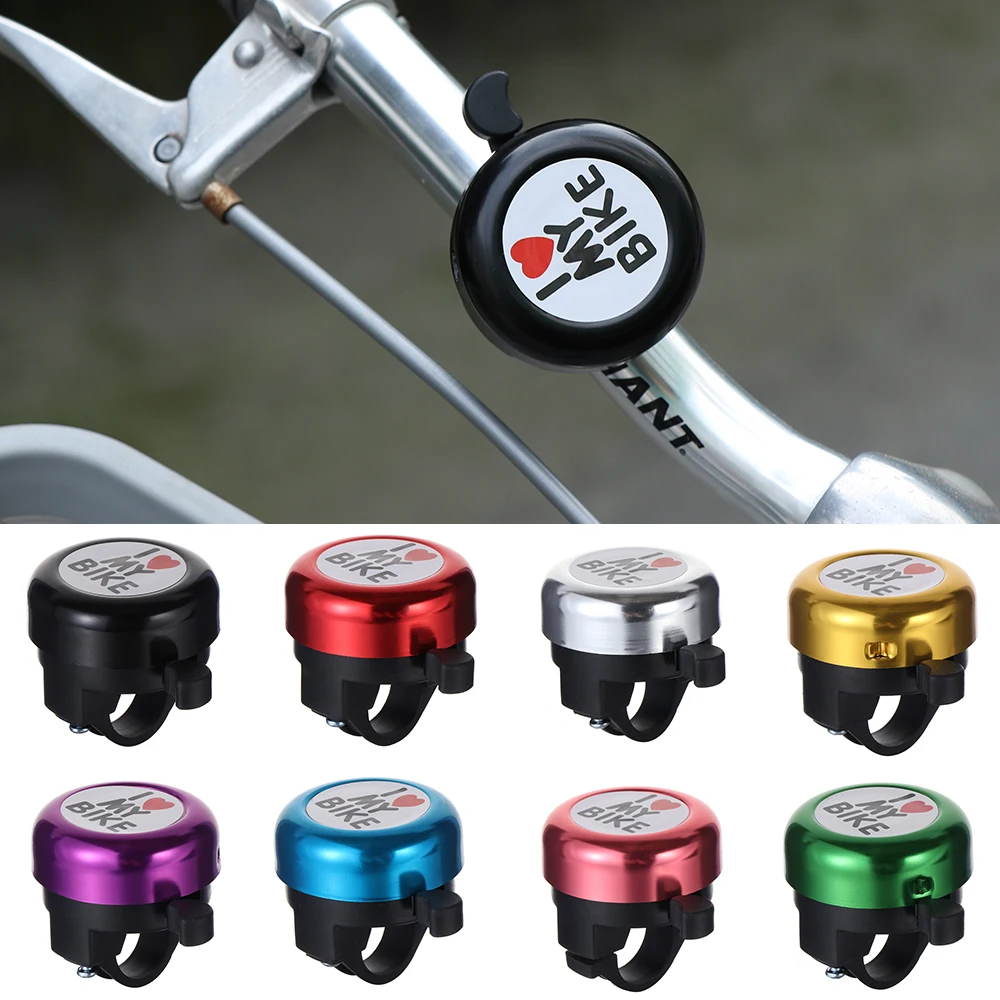 1Pcs Mini Cute Bicycle Handlebar Bell Loud Sound Alarm Warning Kids Bike Horn Bells Cycling Ring Children Bicycle Accessories 1pcs kids bike alarm bell silicone hooter squeeze horn toy children bike handlebar bell ring bicycle bell bicycle accessories