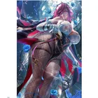 Картина на холсте, Постер, сексуальная Hd-игра Genshin Impact, постер с японским аниме, Настенная Наклейка, постер с прокруткой, аниме-украшение для дома