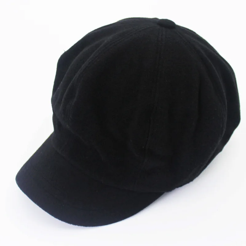 

Outfly Wool parent-child octagonal cap spring and autumn Pumpkin hat men and women couples flat cap on sale