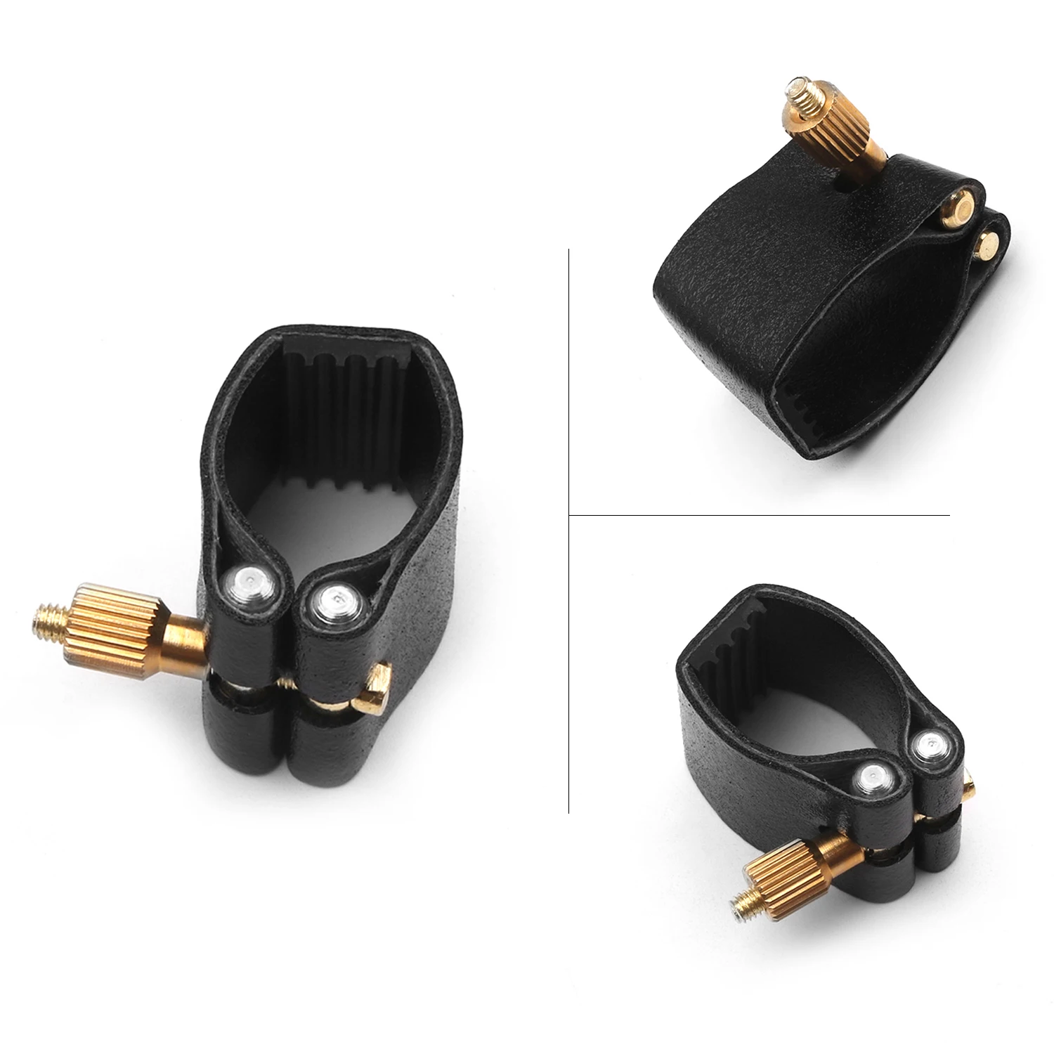 Alto мундштук для саксофона Кепки из искусственной кожи Лигатура саксофонам