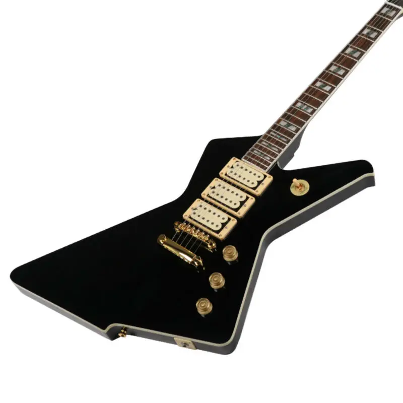 

New High Quality 6 Strings Custom Electric Guitar Black Color Chrome Hardware 3H Pickups 22F Rosewood Fingerboard Basswood Body