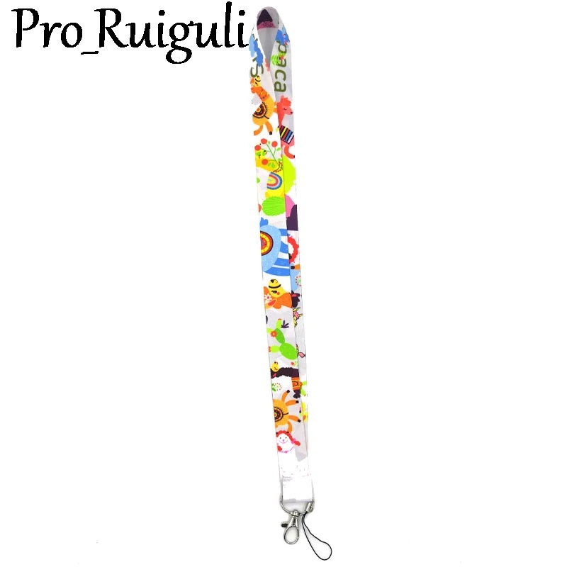 Альпака лама шейный ремешок Ремешки ID значок держатель карты брелок для