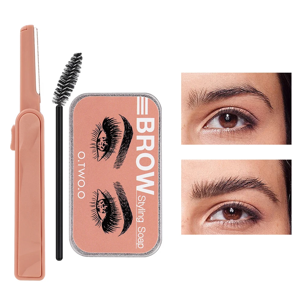 

Eyebrow Soap Brow Styling Balm Cosmetic Waterproof Eyebrow Lift Brow Sculpt 3D Feathery Brows Kit Woman Makeup Eyebrow Trimmer