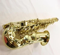 model 52axos seles sax model gold lacquer e flat alto saxophone eb with case accessories