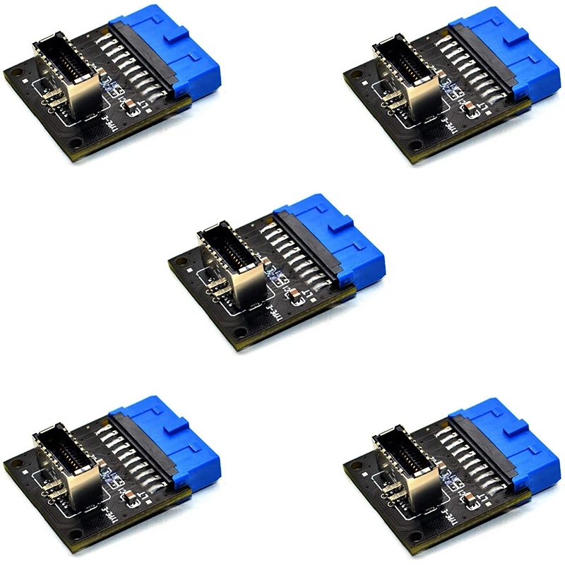 5 шт. Usb 3 1 Разъем передней панели к 0 20pin Заголовок R для материнской платы карты 20P
