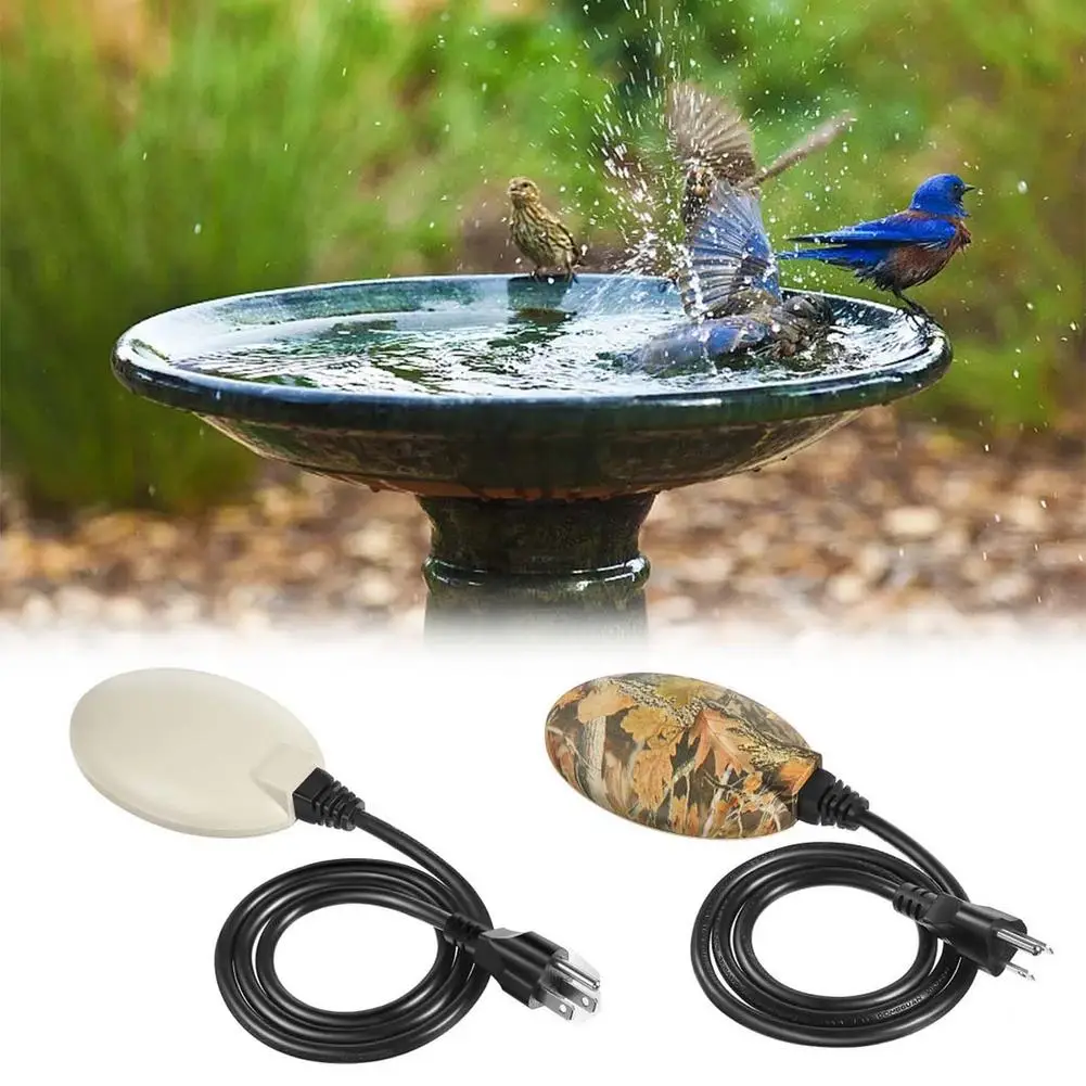 

Outdoors Bath Deicer Heater Thermostatic Winter BirdBath Deicer And Heater With Aluminum Base For Patio Yard And Lawn