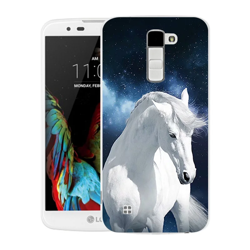 Soft Silicone Cover Case For LG K10 LTE K420N K430 K430ds F670 Phone Current Printed | Мобильные телефоны и аксессуары
