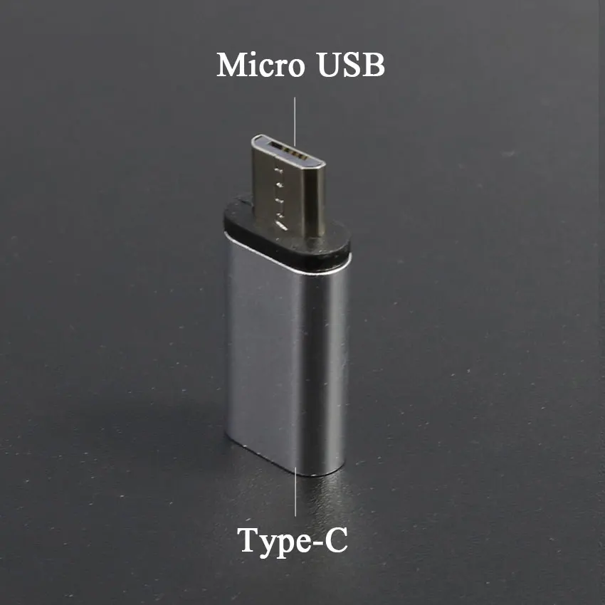 Серебристый кабель для зарядки данных конвертер адаптер IOS/Android Micro USB Type-C к 3 0 USB-C |