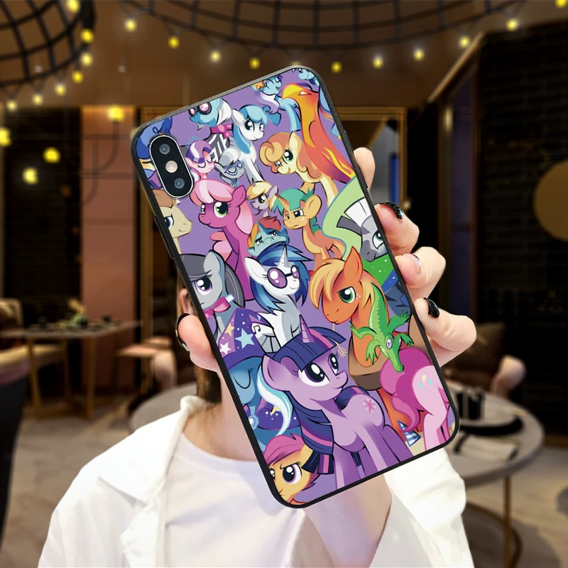 С рисунком из мультфильма Мой Маленький Пони для Xiaomi Redmi Note 5 S2 7 Plus 6x3 3S Pro 4A 4X 5A 6A