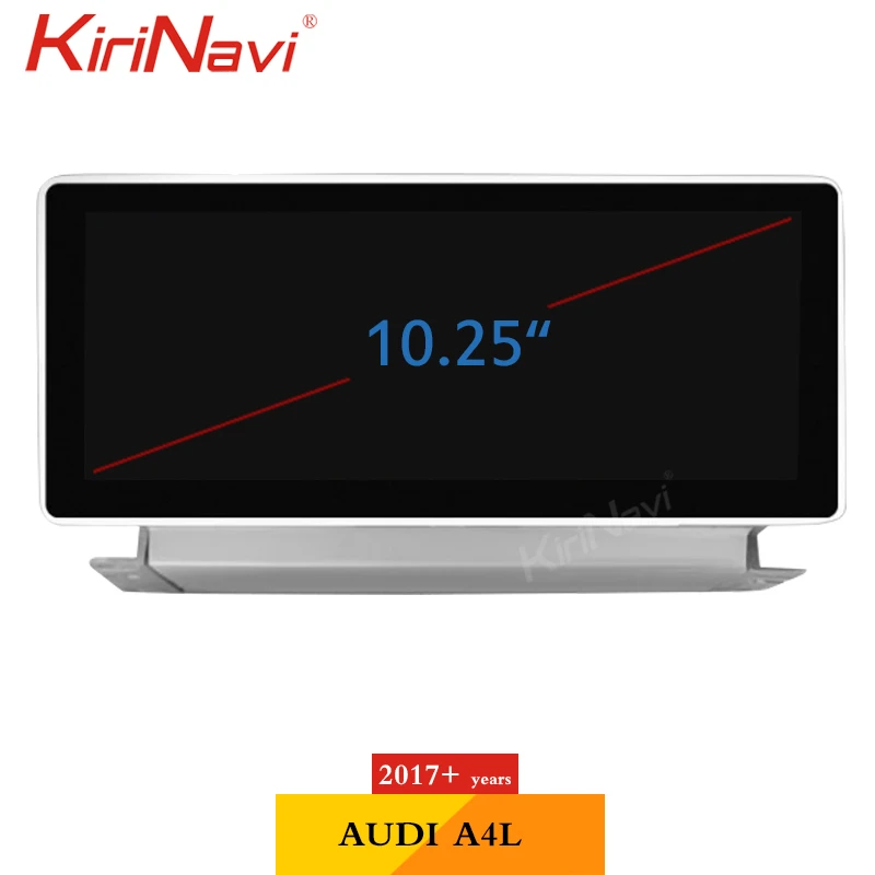 KiriNavi 10 25 "сенсорный экран 1 Din Android 0 авто радио Automotivo для Audi A4L A4 B9 A5 S4