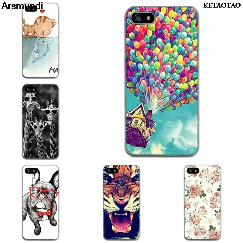 KETAOTAO 2018 новые чехлы для телефонов tiger Chat iPhone 4S 5C 5S 6S 7 8 SE PLUS XR XS Max прозрачные мягкие