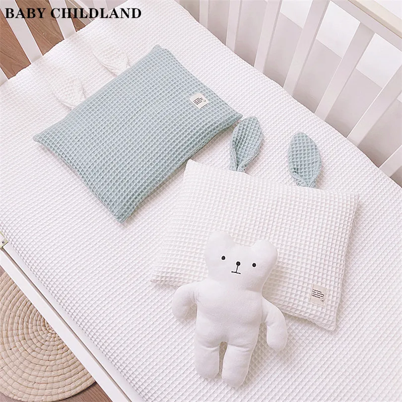 

Baby Pillows Newborn Infant Baby Nursing Pillow 34*23cm Sleep Support Concave Pillow Cotton Prevent Flat Head Toddler Pillows