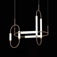 led postmodern iron glass gold white lustre chandelier lighting suspension luminaire lampen for bedroom dinning room