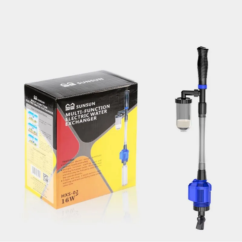 

Fish Tank Electric Water Changer Suction Pump Sand Washer Aquarium Water Change Pipe Cleaning Toilet Suction Siphon