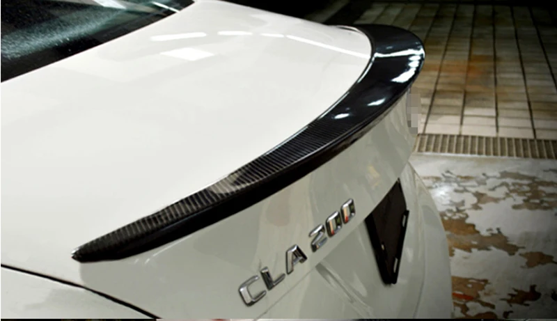 Спойлер для Mercedes CLA CLA45 W117 C117 задний спойлер багажника из углеродного волокна Cla 200