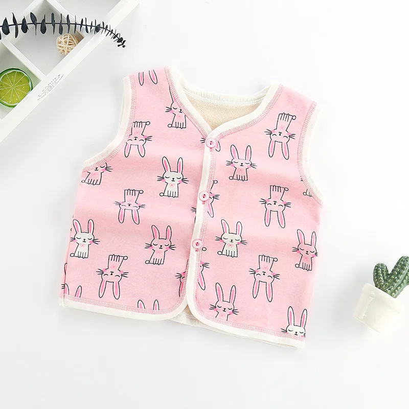 Новый теплый жилет для маленьких мальчиков и девочек на осень зиму хлопковый