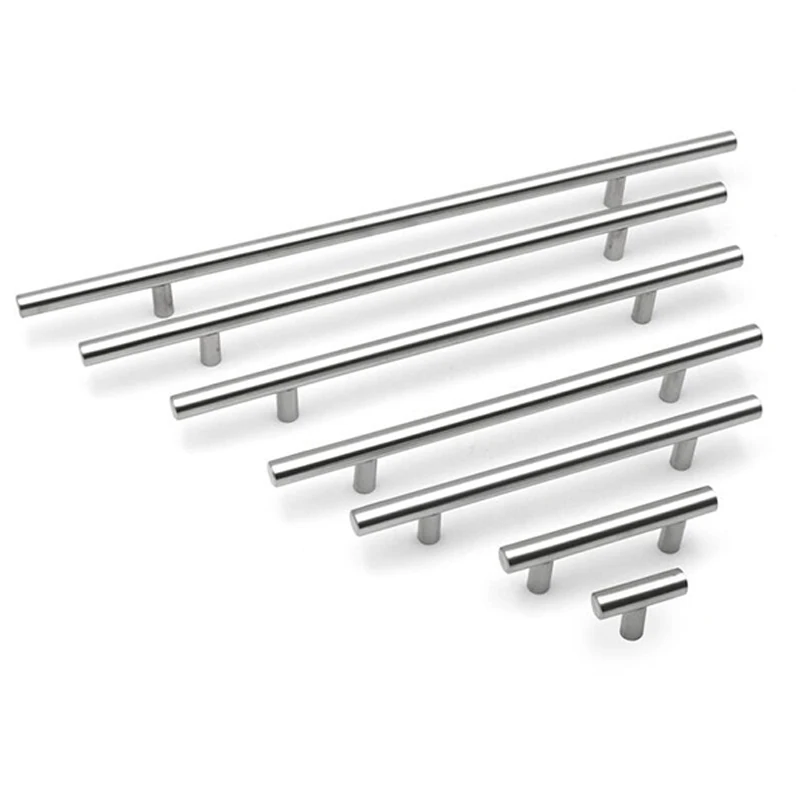 Ручки шкафа из нержавеющей стали Диаметр 10 мм кухонная дверь Т бар прямые ручки