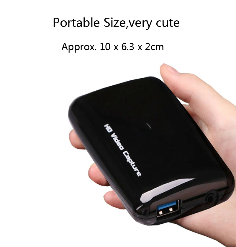 С микрофоном 4K 1080P 60FPS HDMI к USB 3,0 устройство для видеозахвата для xbox PS3 PS4 ТВ-шоу Телефон Запись игры прямая передача