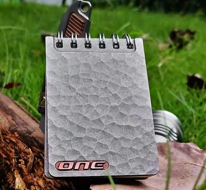 Карманный инструмент EDC для улицы военный блокнот из титанового сплава деловые