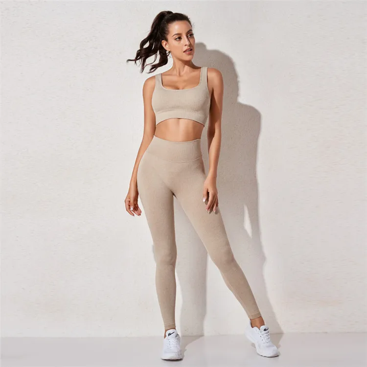 Seamless Yoga Set Workout Clothes For Women Sports Tracksuit Gym Set Fitness Clothing Long Sleeve Yoga Suit Outfit Sportswear