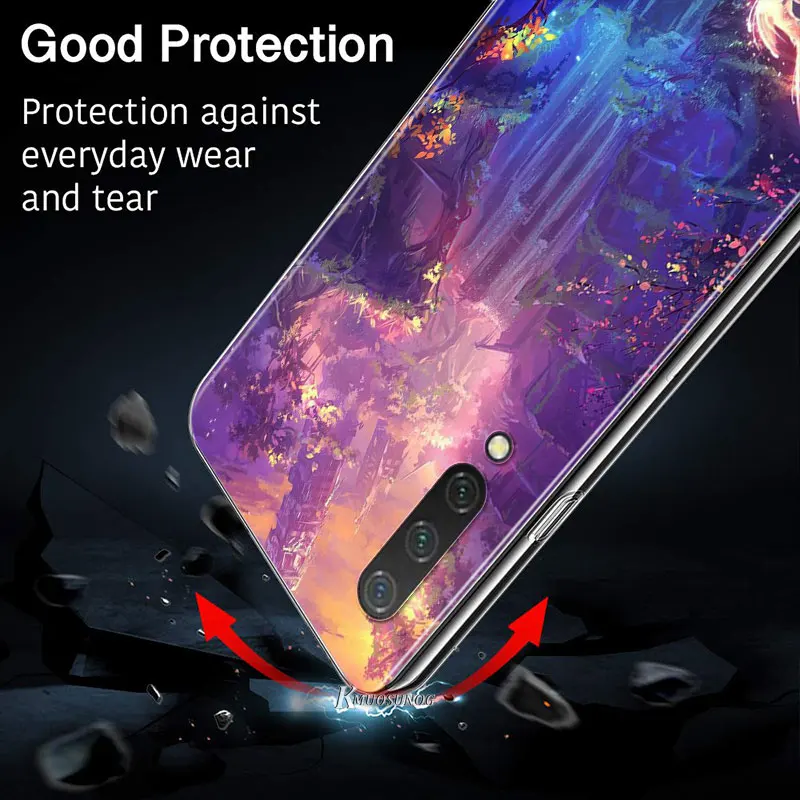

Dark Fantasy for Xiaomi Mi11 10T Note10 Ultra 5G 9 9T SE 8 A3 A2 6X Pro Play F1 Lite 5G Transparent Phone Case