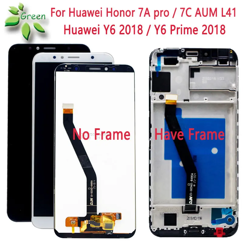 ЖК дисплей для Huawei Y6 2018/Y6 Prime 2018 с сенсорным экраном в сборе Honor 7A Pro/ 7C AUM L41