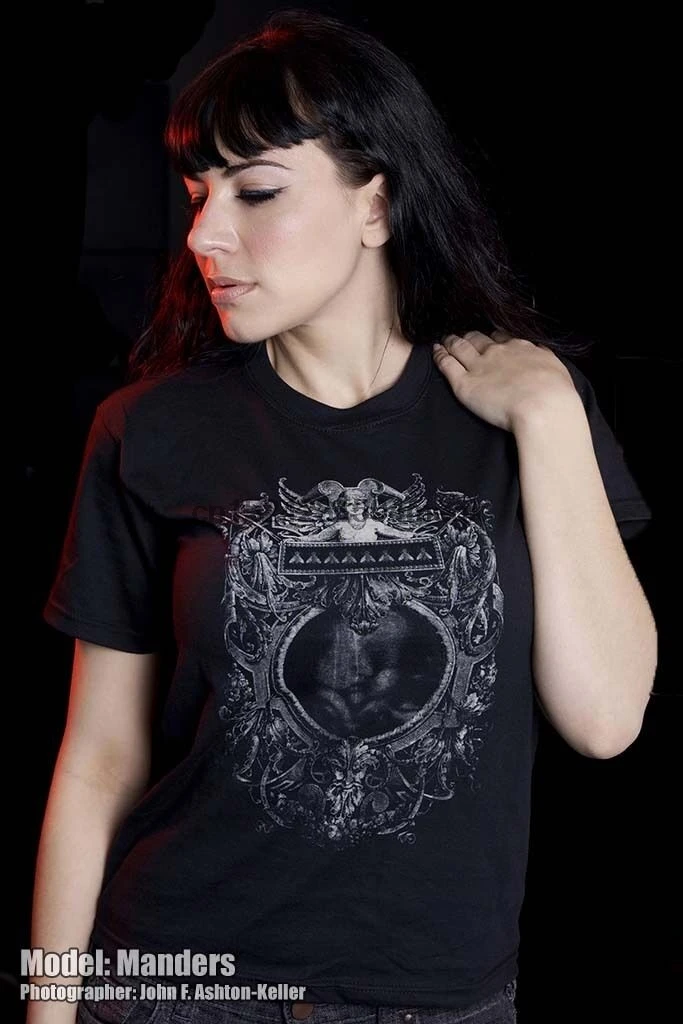 Ультразвуковая футболка с рамкой GOTH ODDITIES антикварная медицинская | Мужская