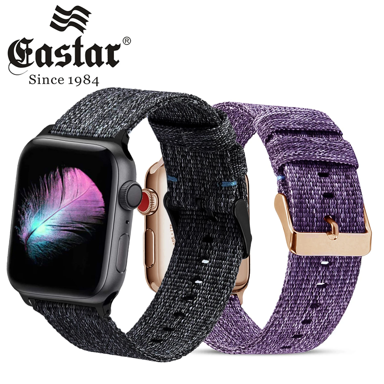 Тканый нейлоновый ремешок для наручных часов Apple Watch серии 3/2/1 38 мм 42 мм дышащий сменный ремешок Спортивные петли для наручных часов iwatch серии 5 4 40 мм 44 мм