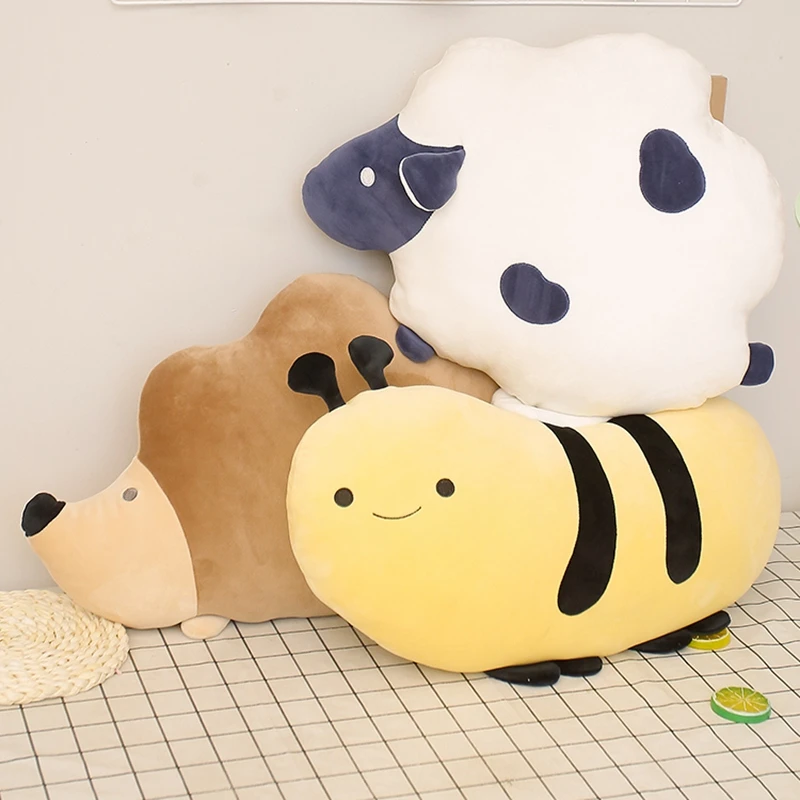 Мягкая подушка пчела ежик плюшевая игрушка мягкая Овечка Подушка для сна дивана