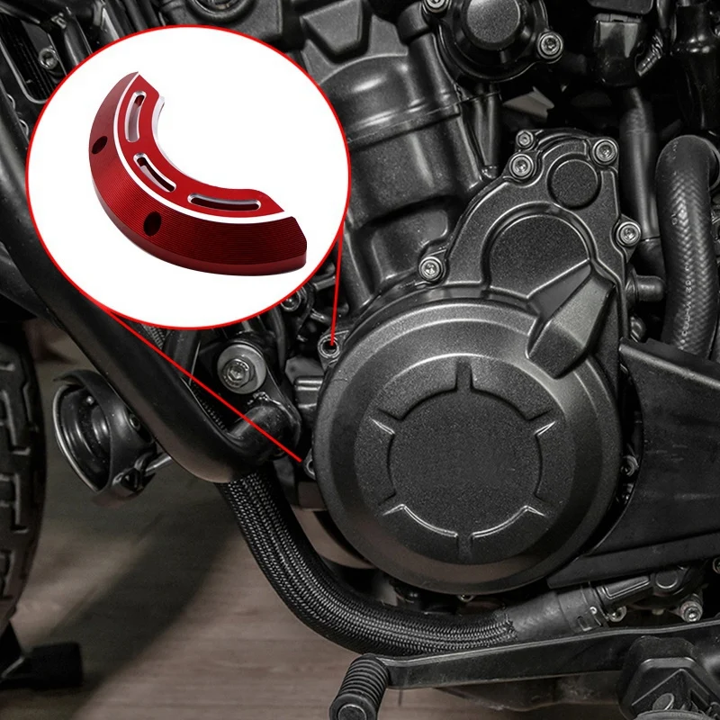 

Left Engine Cover Stator Case Guard CNC Frame Slider Falling Protection for HONDA Rebel CMX 300 500 2017-2019