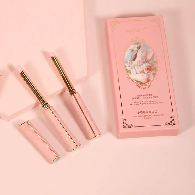 

Lambskin Satin Heel Temperature Change Lip Balm, Jelly Lipstick, Non-stick Cup, Fake Makeup Artifact, Discoloration Lipstick