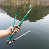 fishing equipment telescopic fishing rods holder folding stainless steel hand rod holder use 2018 new 1 5m 1 7m 2 1m 2 3m