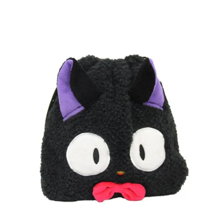 Милые плюшевые сумки на шнурке с японским аниме Кики 1 шт. служба доставки черный