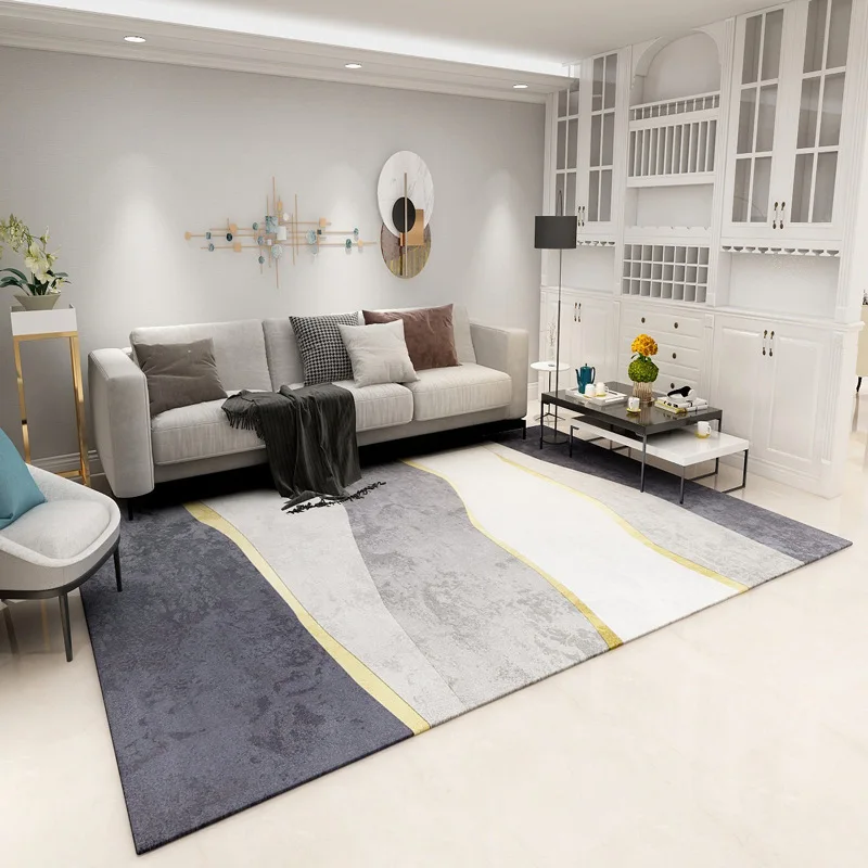 Autumn And Winter Washable Carpet Rug For Living Room Modern Printing Geometric Floor Parlor Mat Bedroom | Дом и сад