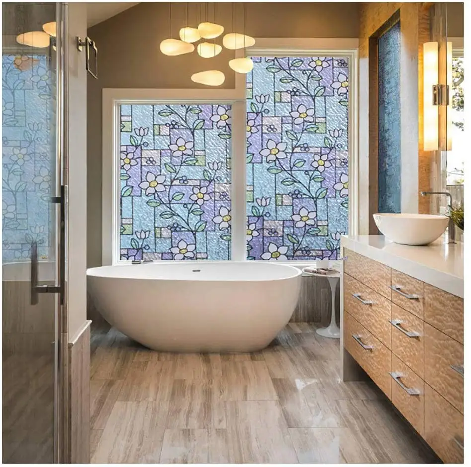 Оконное стекло художественная пленка с пятнами 3D без клея декоративная наклейка