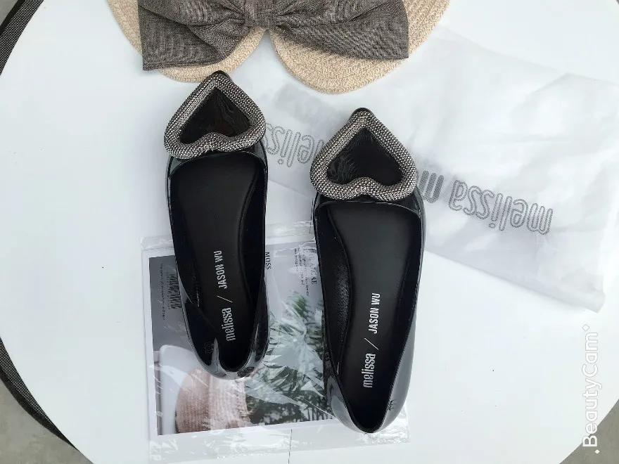 Женские однотонные Туфли Melissa 2022 модные корейские остроносые женские