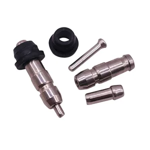 КАПЕЛЬНАЯ поилка для кормления кролика, капельная поилка из нержавеющей стали, диаметр 36 мм, 8 мм, четыре компонента, 50 шт.