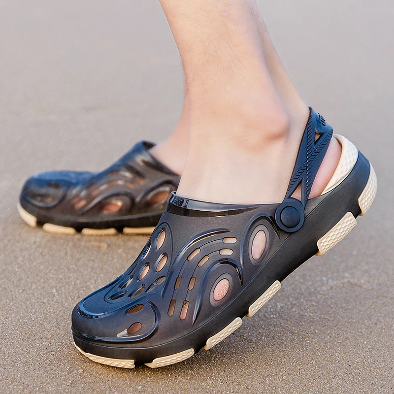 

Outdoor Beach Sandals Lightweight Water Shoes Men Fashion Casual Sandals 2021 Summer Breathable Non-slip Slippers Zapatos Hombre