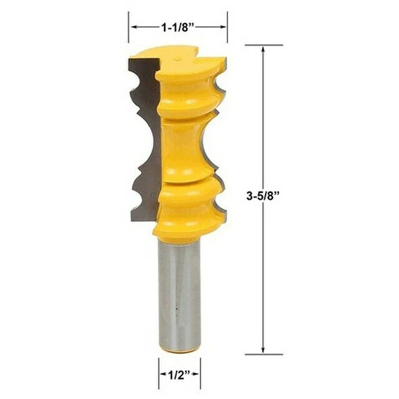 

Crown Molding Router Bit Trimming Engraving Woodworking Flush Carpentry